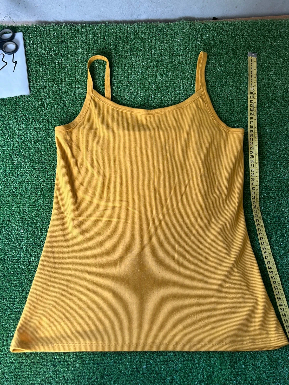 No Boundaries mustard yellow tank top – photo 2